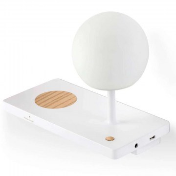 Wall Lamp With Charger Niko L 01026A 30x14,5x22cm Dim Led 7W White-Natural Faro Barcelona
