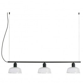 Ceiling Lamp-Rail Tatawin 20338-116 100x8,1cm 3xE27 G45 15W Black-White Faro Barcelona BLACK-WHITE