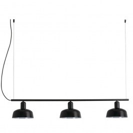 Ceiling Lamp-Rail Tatawin 20338-117 100x8,1cm 3xE27 G45 15W Black Faro Barcelona BLACK