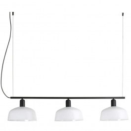 Ceiling Lamp-Rail Tatawin 20338-119 100x11,5cm 3xE27 15W Black-White Faro Barcelona BLACK-WHITE
