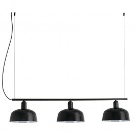 Ceiling Lamp-Rail Tatawin 20338-119 100x11,5cm 3xE27 15W Black Faro Barcelona BLACK