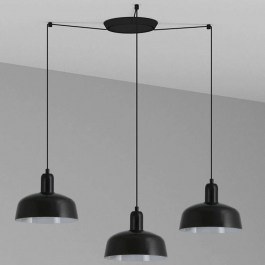 Φωτιστικό Οροφής Tatawin S 20340-117-3L 3xE27 15W Black Faro Barcelona BLACK