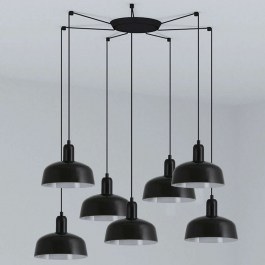 Ceiling Lamp Tatawin S 20340-116-7L 7xE27 15W Black Faro Barcelona BLACK
