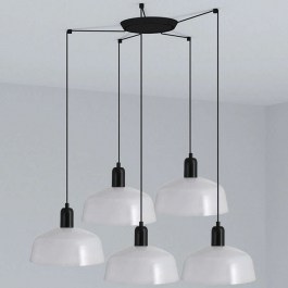 Ceiling Lamp Tatawin M 20340-119-5L 5xE27 15W Black-White Faro Barcelona BLACK-WHITE