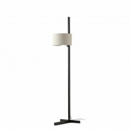 Floor Lamp Stand Up 57211-04 40x40x175cm 1xE27 15W Black-Linen Faro Barcelona BLACK