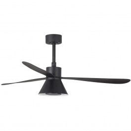 Ceiling Fan Amelia 33761-23 With Ligh Dim Led 20W And Τηλεχειριστήριο D132cm Black Faro Barcelona BLACK