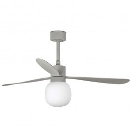 Ceiling Fan Amelia 33762-27 With Ligh Dim Led 20W 2700K And Τηλεχειριστήριο D132cm Grey Faro Barcelona GREY