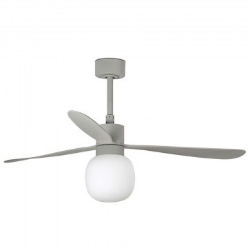 Ανεμιστήρας Οροφής Amelia 33762-27 Με Φως Dim Led 20W 2700K Και Τηλεχειριστήριο Φ132cm Grey Faro Barcelona