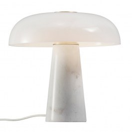 Table Light Glossy 32x32cm E27 Opal White Dftp OPAL