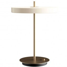 Φωτιστικό Επιτραπέζιο Asteria 2305 Φ31x41,5cm Dim Led 600lm 13W 3000K White-Brass Umage WHITE-BRASS