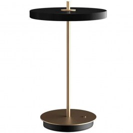 Φωτιστικό Επιτραπέζιο Επαναφορτιζόμενο Asteria Move 2504 Φ20x30,6cm Dim Led Black-Brass Umage BLACK-BRASS