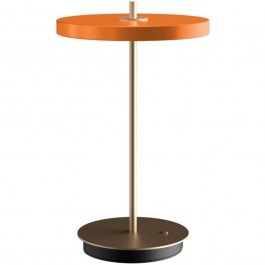 Φωτιστικό Επιτραπέζιο Επαναφορτιζόμενο Asteria Move 2414 Φ20x30,6cm Dim Led Orange-Brass Umage ORANGE-BRASS