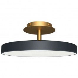 Φωτιστικό Οροφής - Πλαφονιέρα Asteria 2372 Φ43x16,9cm Led 1100lm 17W 3000K Anthracite-Brass Umage ANTHRACITE-BRASS
