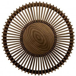 Φωτιστικό Τοίχου - Οροφής Clava 2382 Φ35x16,4cm 1xE27 15W Dark Oak Umage DARK OAK