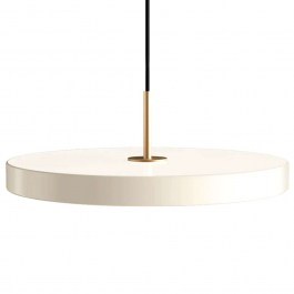 Φωτιστικό Οροφής Asteria 2170 43x14cm Led 1300lm 16W 3000K White-Brass Umage WHITE-BRASS