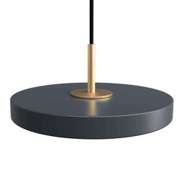 Φωτιστικό Οροφής Asteria Micro 2404 15x5,7cm Led 370lm 12W 3000K Anthracite-Brass Umage ANTHRACITE-BRASS