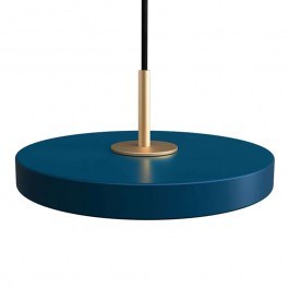 Φωτιστικό Οροφής Asteria Micro 2406 15x5,7cm Led 370lm 12W 3000K Petrol-Brass Umage PETROL-BRASS
