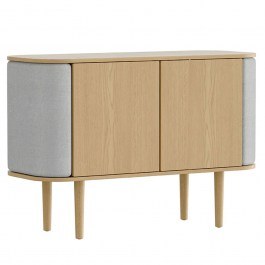 Μπουφές Treasures Horizons S 5622C710-03 109x43x75cm Oak-Light Grey Umage OAK-LIGHT GREY