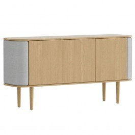 Μπουφές Treasures Horizons S 5623C710-03 150x43x75cm Oak-Light Grey Umage OAK-LIGHT GREY