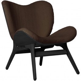 Πολυθρόνα A Conversation Piece Teddy Bear 5102C5501-8 70x83x83cm Black Oak-Brown Umage BLACK OAK-BROWN