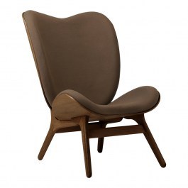 A Conversation Piece Tall Armchair 5872C704-10 73x93x106cm Dark Oak Mocca DARK BROWN