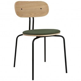 Dining Chair Curious Black 5916-3C719-05 44,5x48x77,5cm Green-Black Umage GREEN-BLACK
