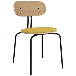 Καρέκλα Τραπεζαρίας Curious Black 5916-3C719-09 44,5x48x77,5cm Yellow-Black Umage YELLOW-BLACK