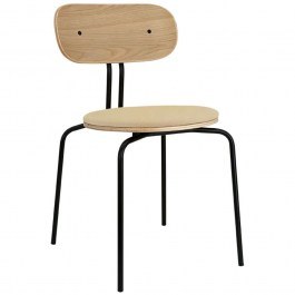 Καρέκλα Τραπεζαρίας Curious Black 5916-3C719-11 44,5x48x77,5cm Cream-Black Umage CREAM-BLACK