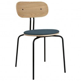 Dining Chair Curious Black 5916-3C719-15 44,5x48x77,5cm Blue-Black Umage BLUE-BLACK