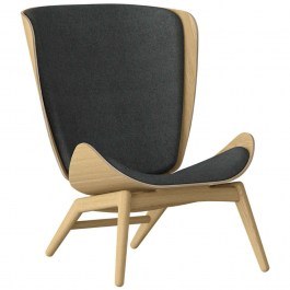 Πολυθρόνα The Reader Horizons S 5502C702-04 78x91x105cm Oak-Dark Grey Umage DARK GREY