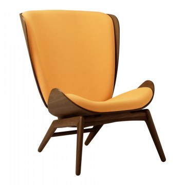 Πολυθρόνα The Reader 5701C702-06 78x91x105cm Dark Oak Tangerine