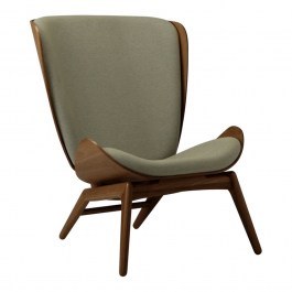 Πολυθρόνα The Reader 5701C702-12 78x91x105cm Dark Oak Morning Meadows GREY BLUE