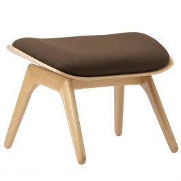 Σκαμπό The Reader Ottoman 5583NC705-10 60x46x42cm Oak Mocca DARK BROWN