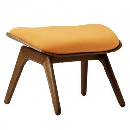 Σκαμπό The Reader Ottoman 5588NC705-06 60x46x42cm Dark Oak Tangerine TANGERINE