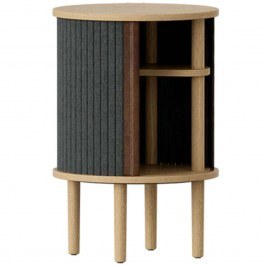 Τραπεζάκι Βοηθητικό Audacious Horizons S 5603C708-04 Φ38x59,3cm Oak-Dark Grey Umage OAK-DARK GREY