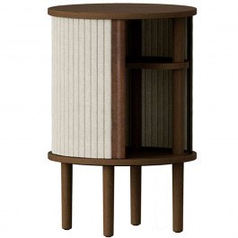 Τραπεζάκι Βοηθητικό Audacious Horizons S 5803C708-02 Φ38x59,3cm Dark Oak-Sand Umage DARK OAK-SAND