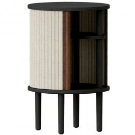 Τραπεζάκι Βοηθητικό Audacious Horizons S 5113C708-02 Φ38x59,3cm Black Oak-Sand Umage BLACK OAK-SAND