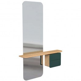 Καθρέπτης Τοίχου One More Look 5620C5620-3 78x15x118cm Oak-Green Umage OAK-GREEN