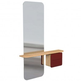 Καθρέπτης Τοίχου One More Look 5620C5620-5 78x15x118cm Oak-Red Umage OAK-RED