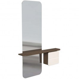 Καθρέπτης Τοίχου One More Look 5820C5620-1 78x15x118cm Dark Oak-White Umage DARK OAK-WHITE