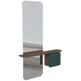 Καθρέπτης Τοίχου One More Look 5820C5620-3 78x15x118cm Dark Oak-Green Umage DARK OAK-GREEN