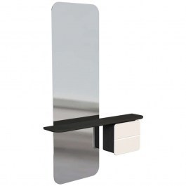 Καθρέπτης Τοίχου One More Look 5108C5620-1 78x15x118cm Black Oak-White Umage BLACK OAK-WHITE