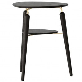 Τραπεζάκι Βοηθητικό My Spot 5115 46x45x59cm Black Oak-Brass Umage BLACK