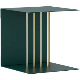 Ράφι Τοίχου Teaser 5006 30x30x30cm Green-Brass Umage GREEN