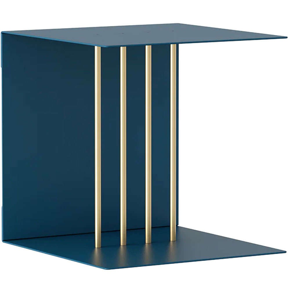 Ράφι Τοίχου Teaser 5007 30x30x30cm Petrol-Brass Umage