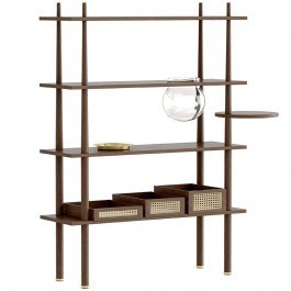 Ραφιέρα Stories 5773C5773-4 110x35x148cm Dark Oak Umage DARK OAK