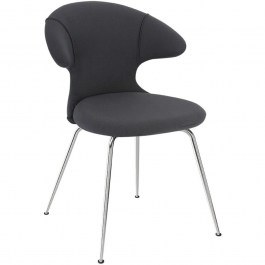 Καρέκλα Τραπεζαρίας Time Flies Horizons S 590-04C5901-2 57x59x83cm Dark Grey-Chrome Umage DARK GREY-CHROME
