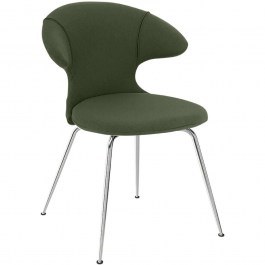 Dining Chair Time Flies Horizons S 590-05C5901-2 57x59x83cm Green-Chrome Umage GREEN-CHROME