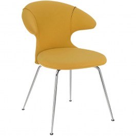 Καρέκλα Τραπεζαρίας Time Flies Horizons S 590-09C5901-2 57x59x83cm Yellow-Chrome Umage YELLOW-CHROME