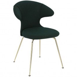 Dining Chair Time Flies Horizons S 590-13C5901-1 57x59x83cm Dark Green-Brass Umage DARK GREEN-BRASS
